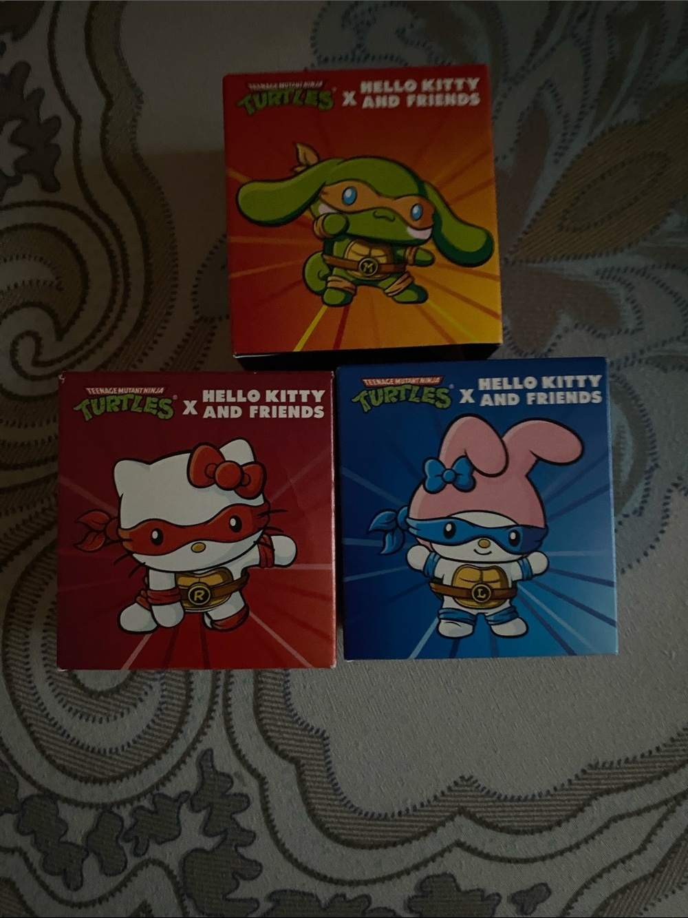 Hello Kitty x Teenage Mutant Ninja Turtles Collectible in original Boxes